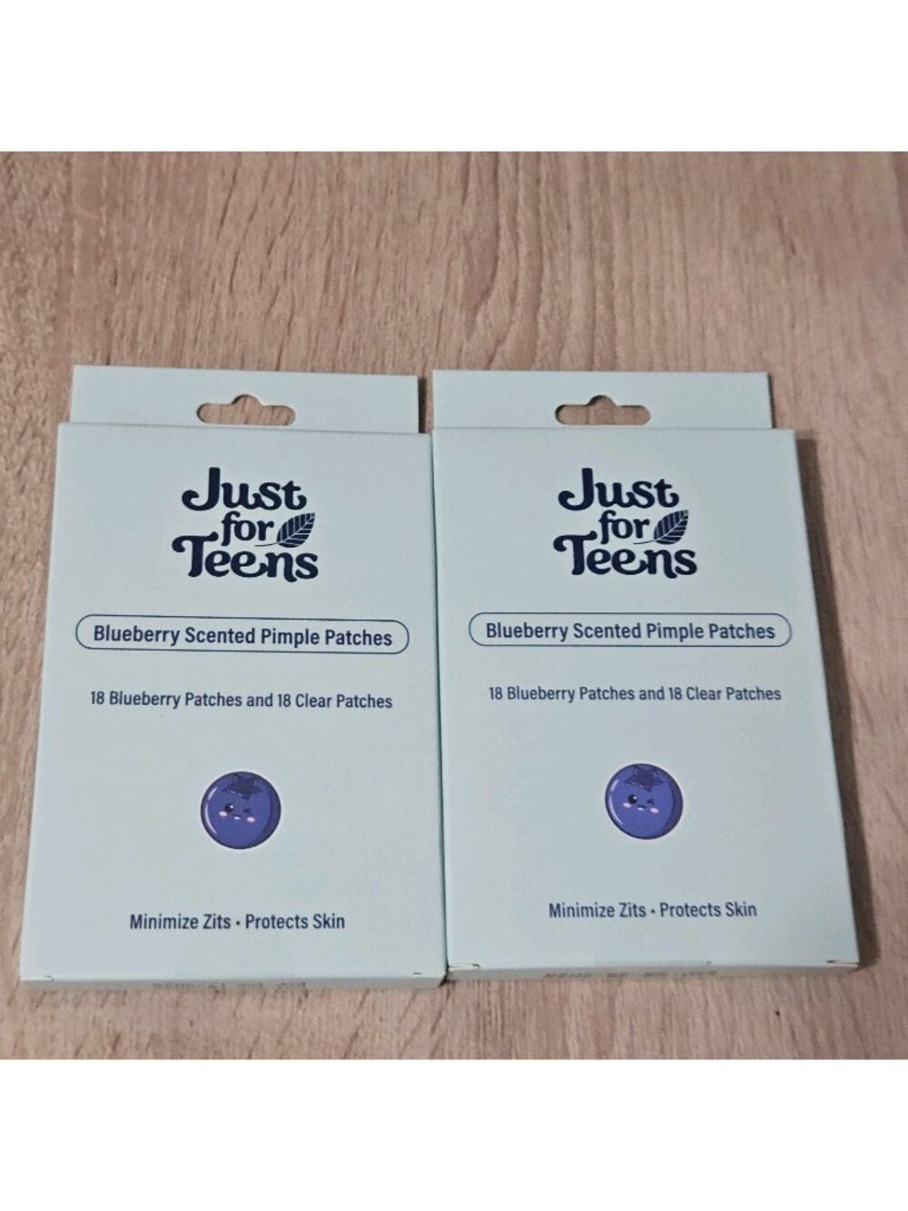 Lot Of 2 Just For Teens Blueberry Scented Pimple Patches Exp 08/2028
